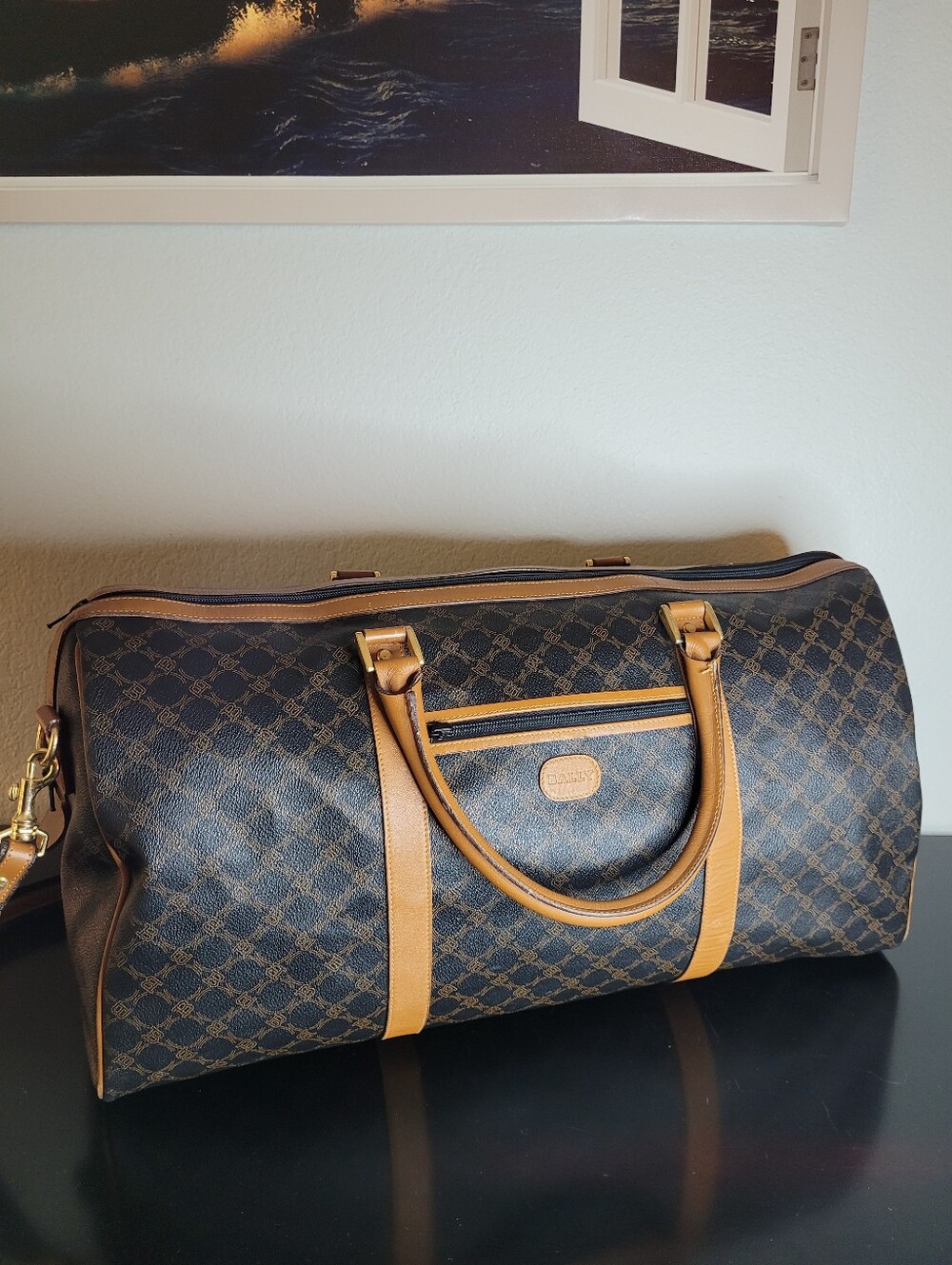 Bally Vintage XL Boston Duffel Bag - Picture 2 of 16